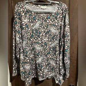 WOMENS SWEATER BOUTIQUE BOUGHT   SIZE LARGE. EUC. HOPELY BRAND. VERY COLORFUL